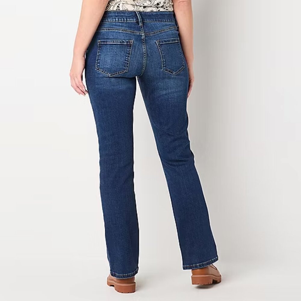 Liz Claiborne Sara Bootcut Womens Tall Bootcut Mid Rise Pant - Sz 12T 925049 - Picture 2 of 2